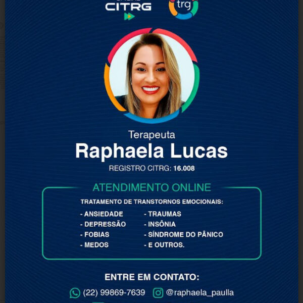 Convênio -Terapeuta Raphaela Lucas